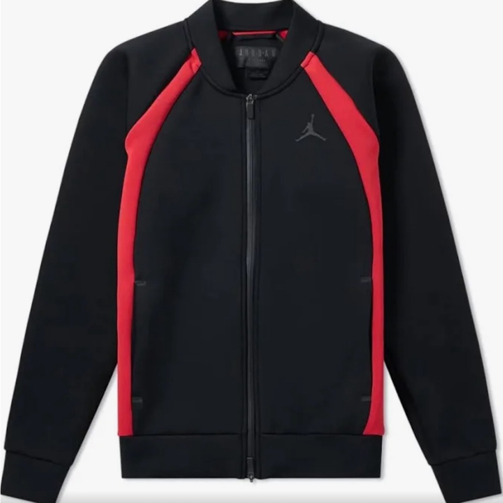 Jordan Flight Tech Men’s Jacket in Red and Black, never worn, but washed once